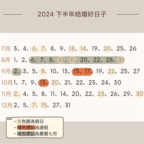 結婚日期|2024結婚吉日